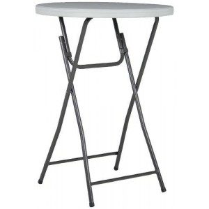 30 Inch Round Bistro Table -Plastic Folding