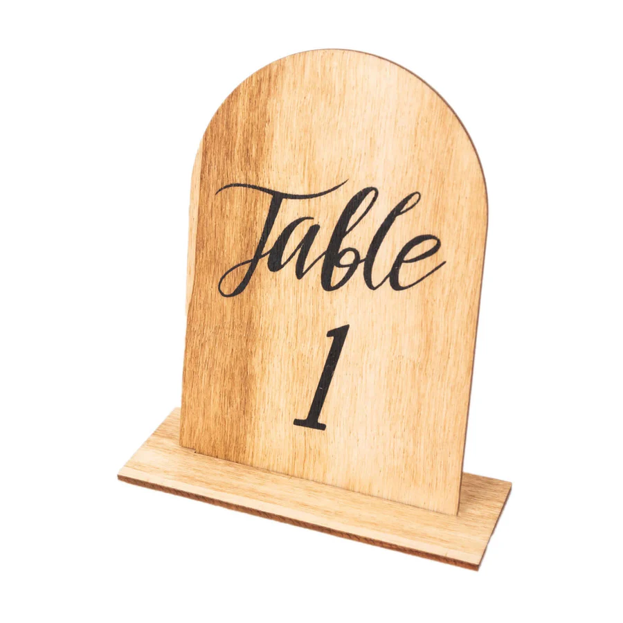 Rustic Table Numbers | Royalty Rentals